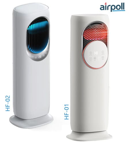 Airpoll HF01 ve HF02 mobil fan modelleri